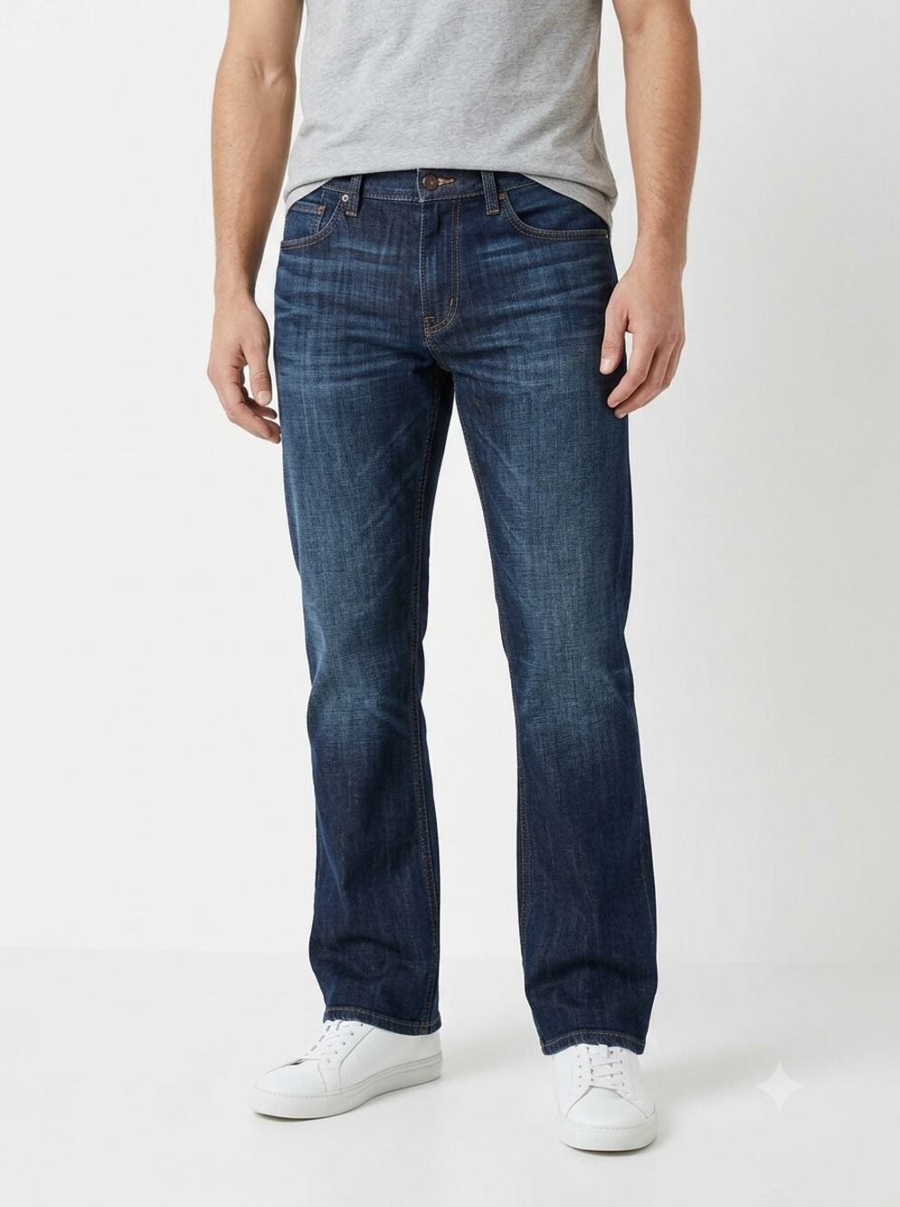 Joe's Straight Jeans Mens 34 Blue Clive Wash Denim Rebel Fit 5-Pocket Classic
